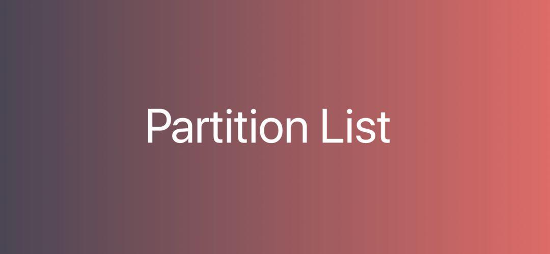 每天一算：Partition List